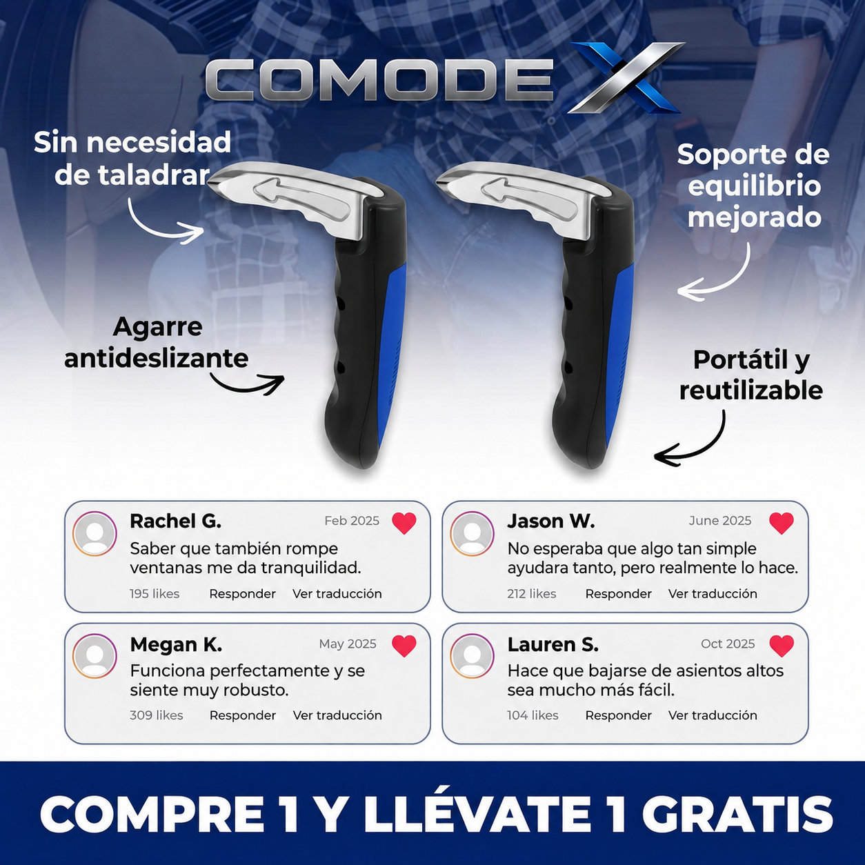 Comodex™ - Mango auxiliar 2 en 1